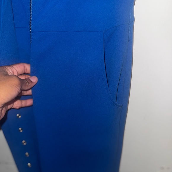 VENUS Vibrant Blue Jumpsuit - Picture 3 of 8